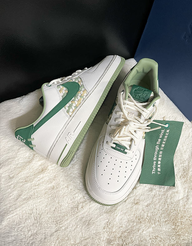 Nike Air Force 1 Low Nai-ke “White Green” FN0369-100