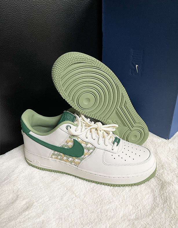 Nike Air Force 1 Low Nai-ke “White Green” FN0369-100