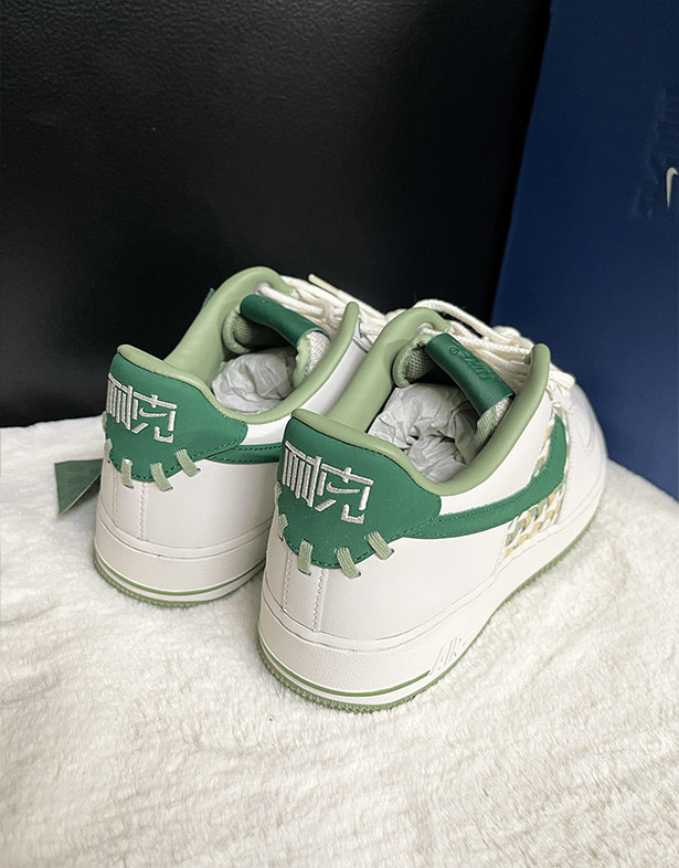 Nike Air Force 1 Low Nai-ke “White Green” FN0369-100