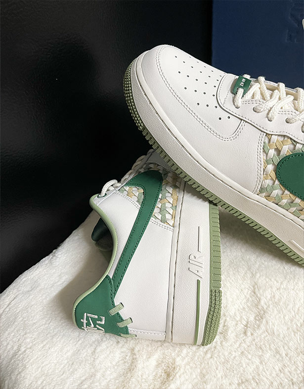 Nike Air Force 1 Low Nai-ke “White Green” FN0369-100