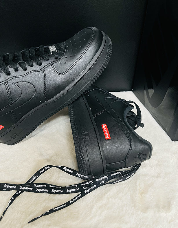 Supreme x Nike Air Force 1 Low “Black” CU9225-001