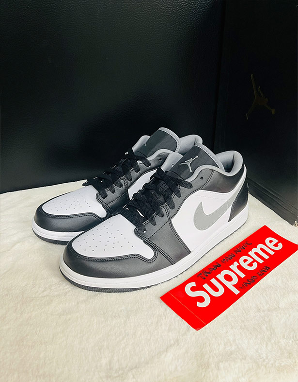 Nike Air Jordan 1 Low Black “Medium Grey” 553558-040