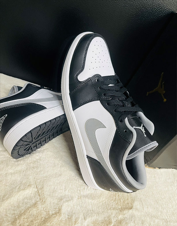 Nike Air Jordan 1 Low Black “Medium Grey” 553558-040