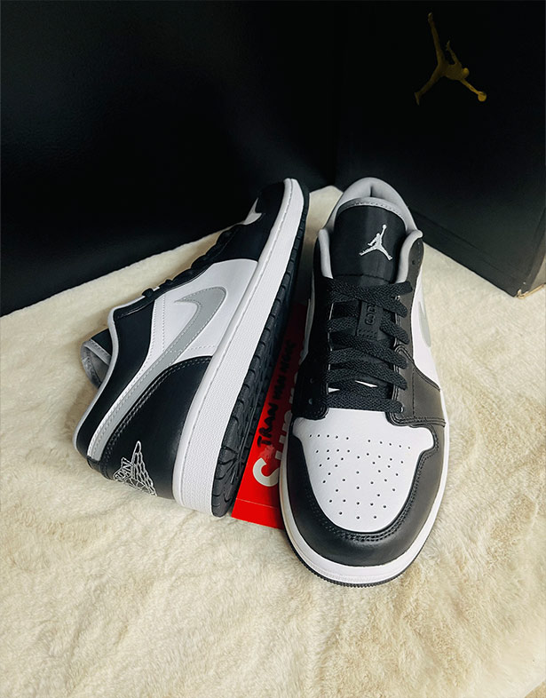 Nike Air Jordan 1 Low Black “Medium Grey” 553558-040