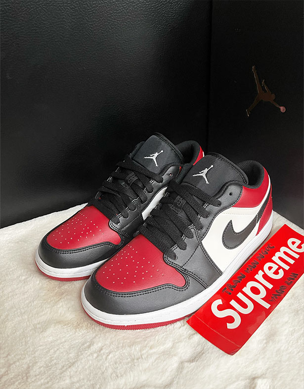 Nike Air Jordan 1 Low “Bred Toe” 553558-612