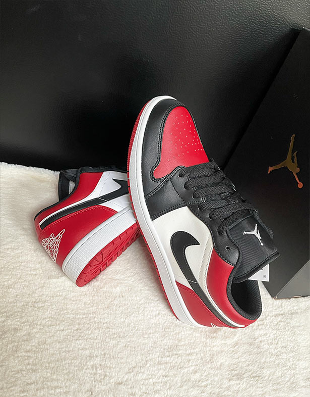 Nike Air Jordan 1 Low “Bred Toe” 553558-612