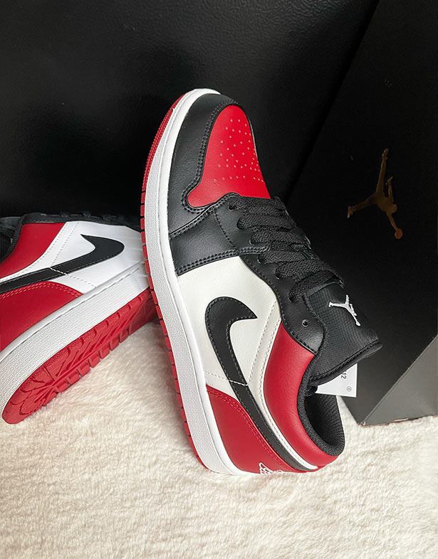 Nike Air Jordan 1 Low “Bred Toe” 553558-612