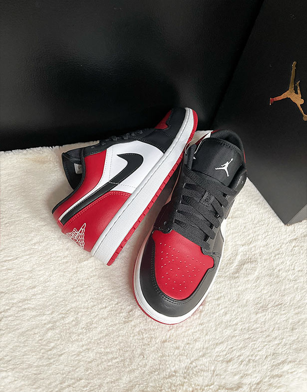 Nike Air Jordan 1 Low “Bred Toe” 553558-612