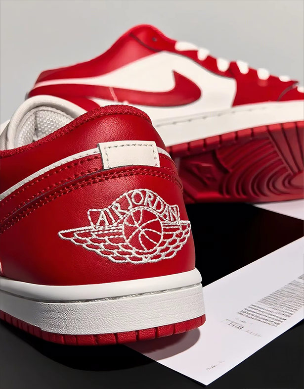 Nike Air Jordan 1 Low “Red White” 553558-166