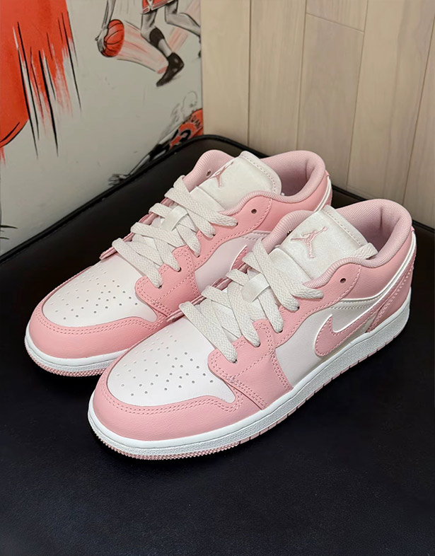 Giày Nike Air Jordan 1 Low Gs “Pearl Pink” 553560-614