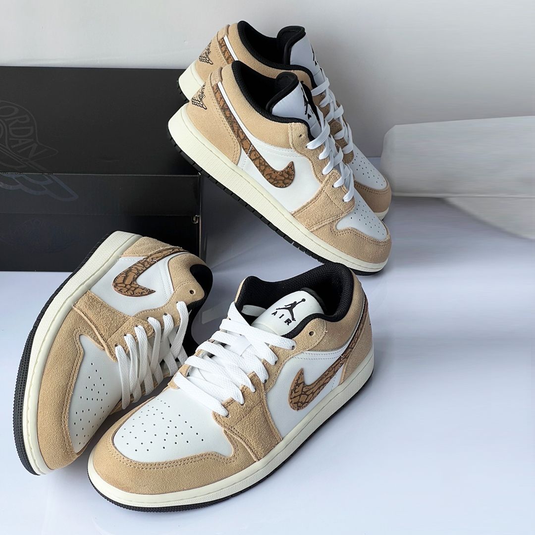 Nike Air Jordan 1 Low SE “Brown Elephant” DZ4130-201 - Vago24h