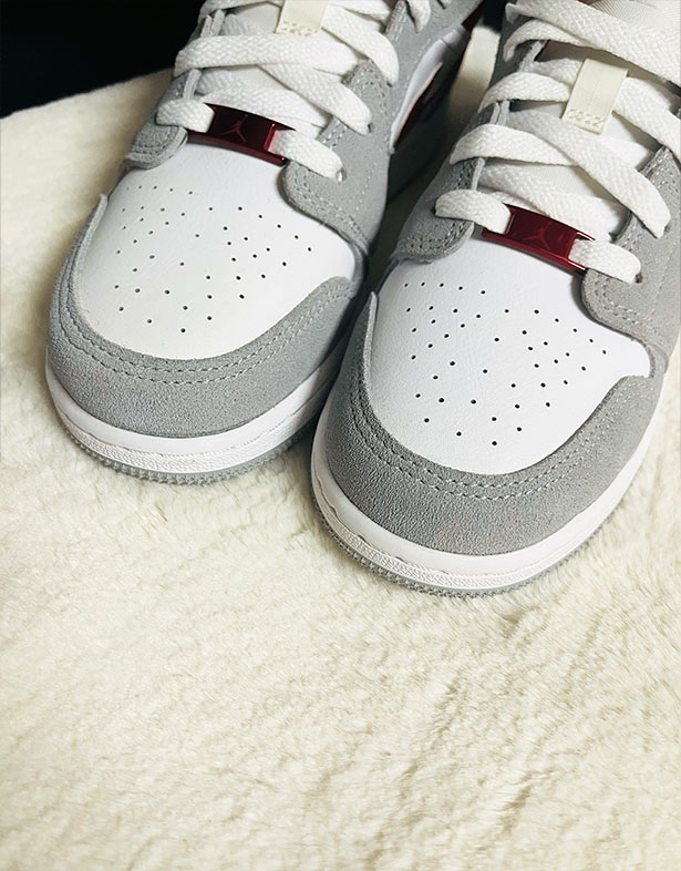 Nike Air Jordan 1 Low SE GS “Grey Red” DM0589-016