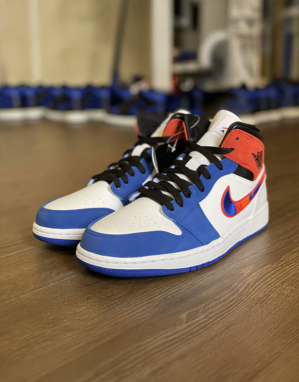 Nike Air Jordan 1 Mid “Multicolored Swoosh” 852542-146
