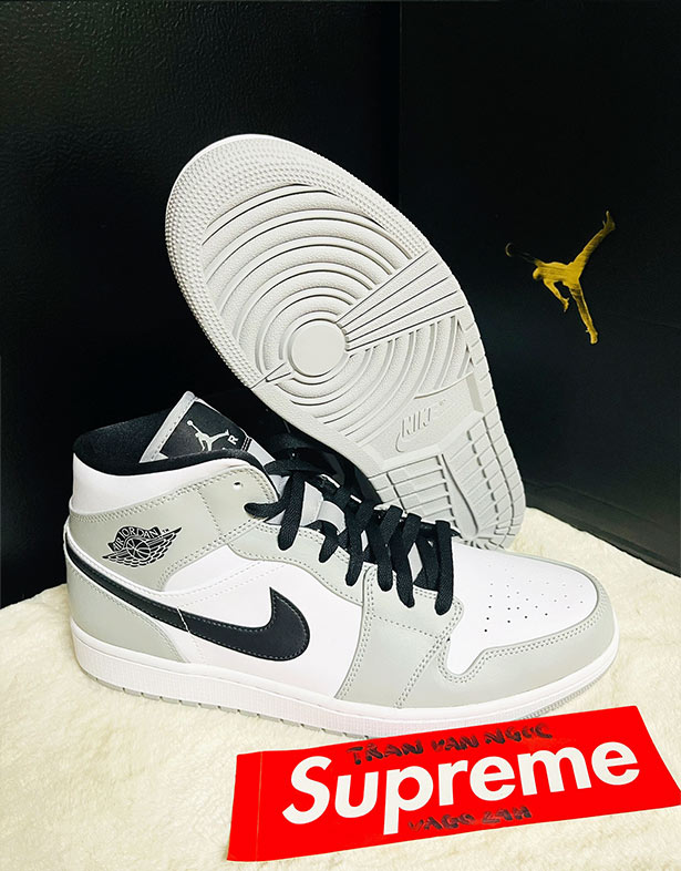 Nike Air Jordan 1 Mid “Smoke Grey” 554724-092