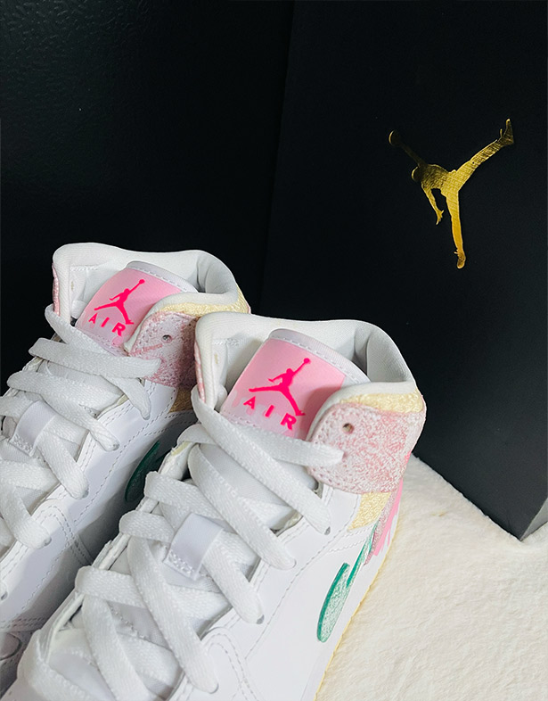 Nike Air Jordan 1 Mid SE Gs “Ice Cream” DD1666-100