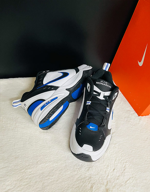 Nike Air Monarch IV “Black Blue” 415445-002