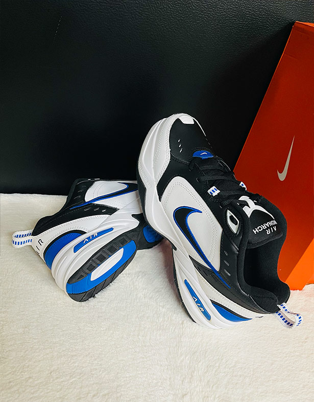 Nike Air Monarch IV “Black Blue” 415445-002