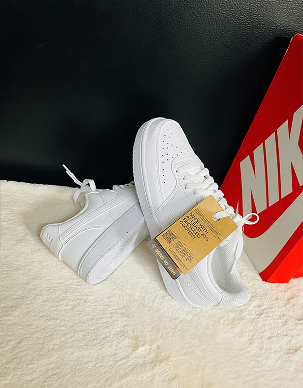 Nike Court Vision Low Next Nature “Triple White” DH2987-100