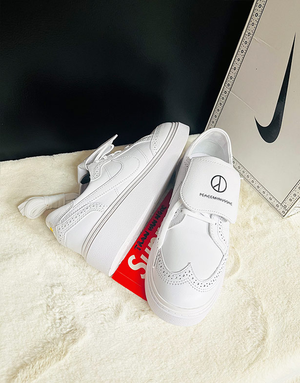 PEACEMINUSONE x Nike Kwondo 1 “Triple White” DH2482-100