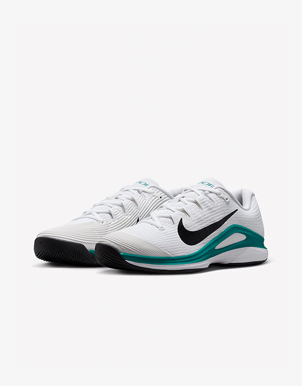 NikeCourt Vapor 12 HC “White Radiant Emerald” FV5552-104