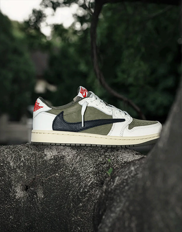 Travis Scott x Nike Air Jordan 1 Low OG SP “Olive” DM7866-200