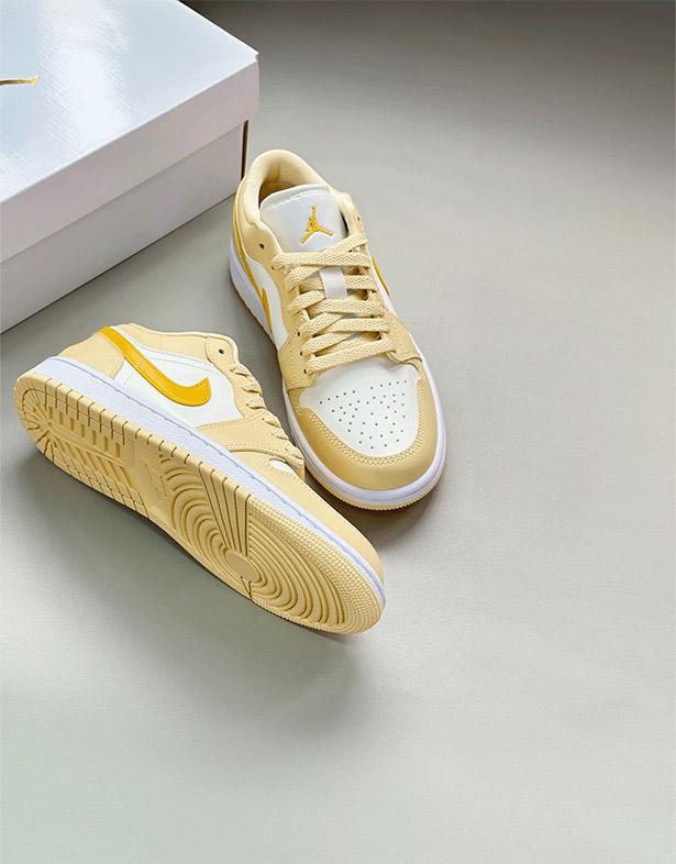 Nike Air Jordan 1 Low “Sail Yellow Ochre” (w) DC0774-170
