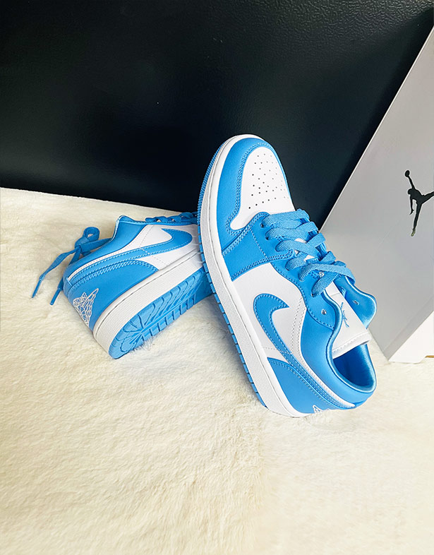Nike Air Jordan 1 Low “White UNC” (w) AO9944-441