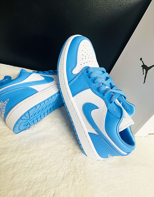 Nike Air Jordan 1 Low “White UNC” (w) AO9944-441