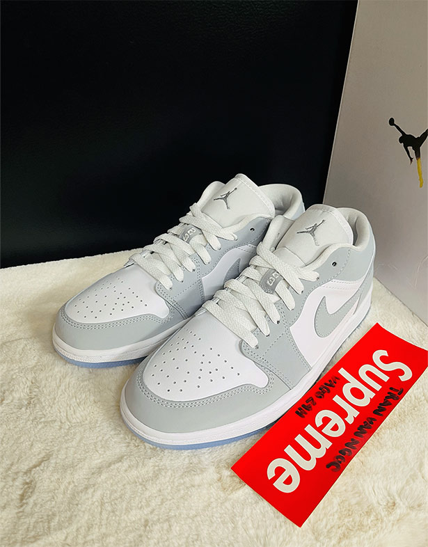 Nike Air Jordan 1 Low “White Wolf Grey” (w) DC0774-105