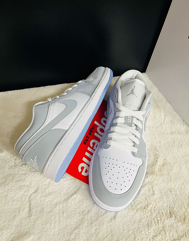 Nike Air Jordan 1 Low “White Wolf Grey” (w) DC0774-105