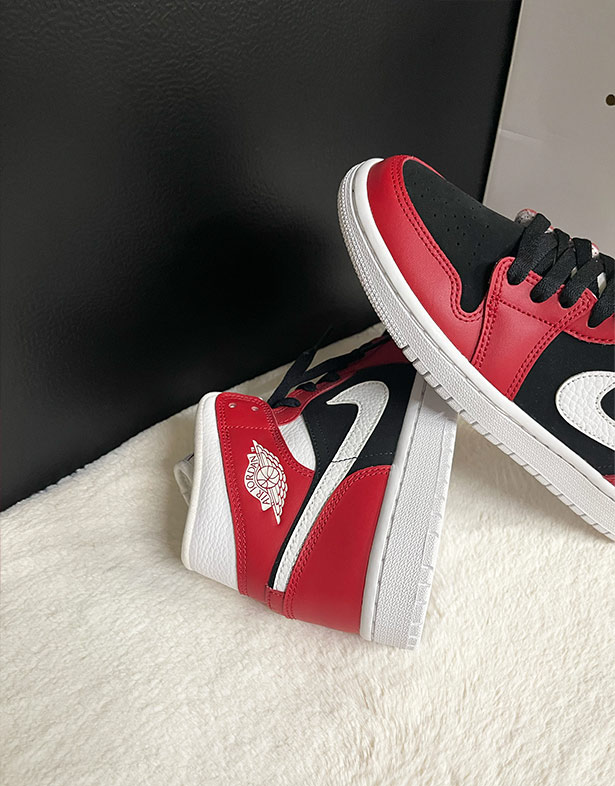 Nike Air Jordan 1 Mid “Gym Red Black” (w) BQ6472-601