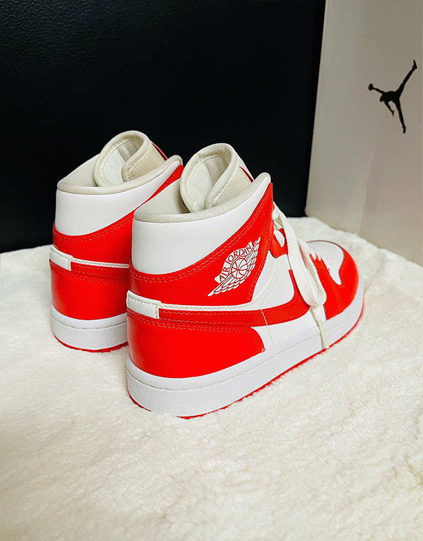 Nike Air Jordan 1 Mid “Habanero Red” (w) BQ6472-116