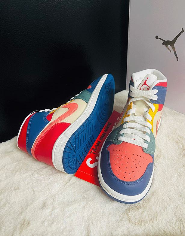 Nike Air Jordan 1 Mid SE “Multi-Color” (w) DN3738-400