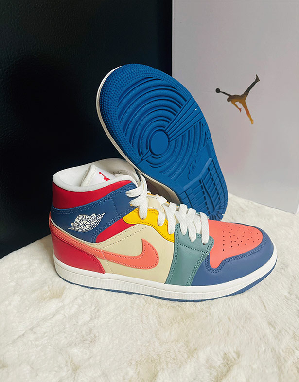 Nike Air Jordan 1 Mid SE “Multi-Color” (w) DN3738-400