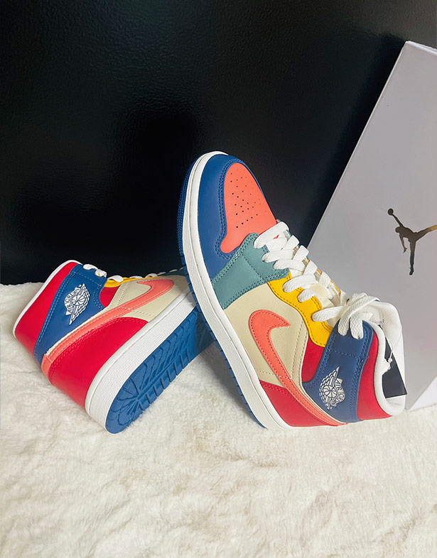 Nike Air Jordan 1 Mid SE “Multi-Color” (w) DN3738-400