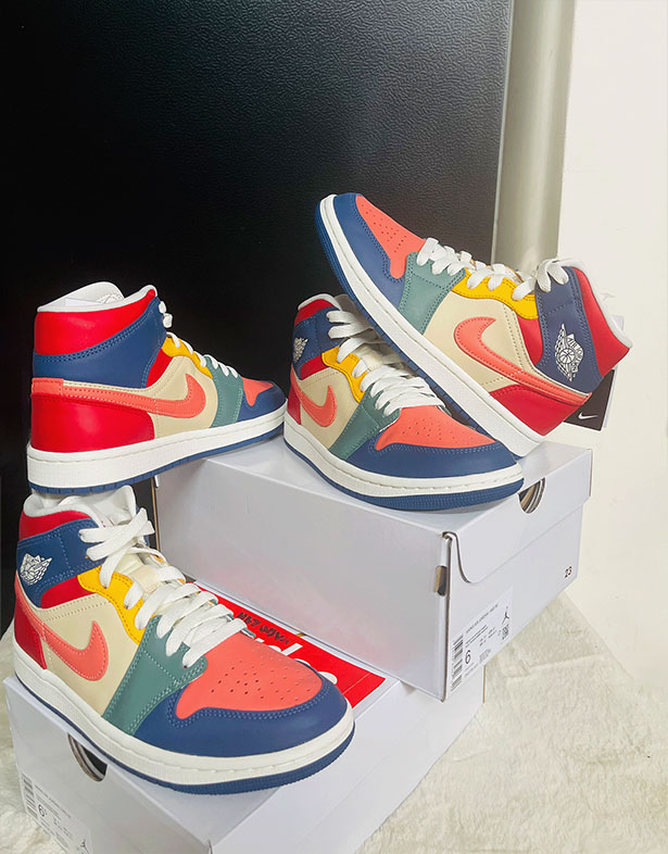 Nike Air Jordan 1 Mid SE “Multi-Color” (w) DN3738-400