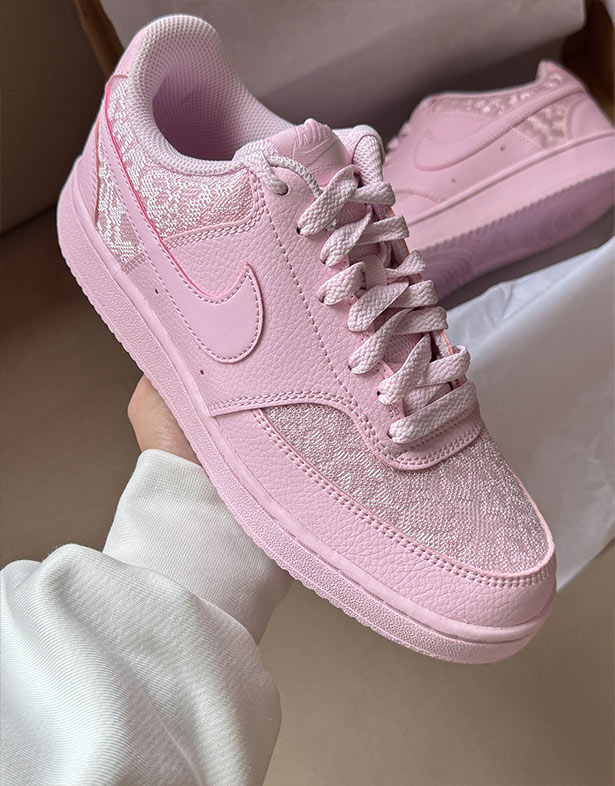 Nike Court Vision Low “Pink Foam Lace” (w) HJ5846-600