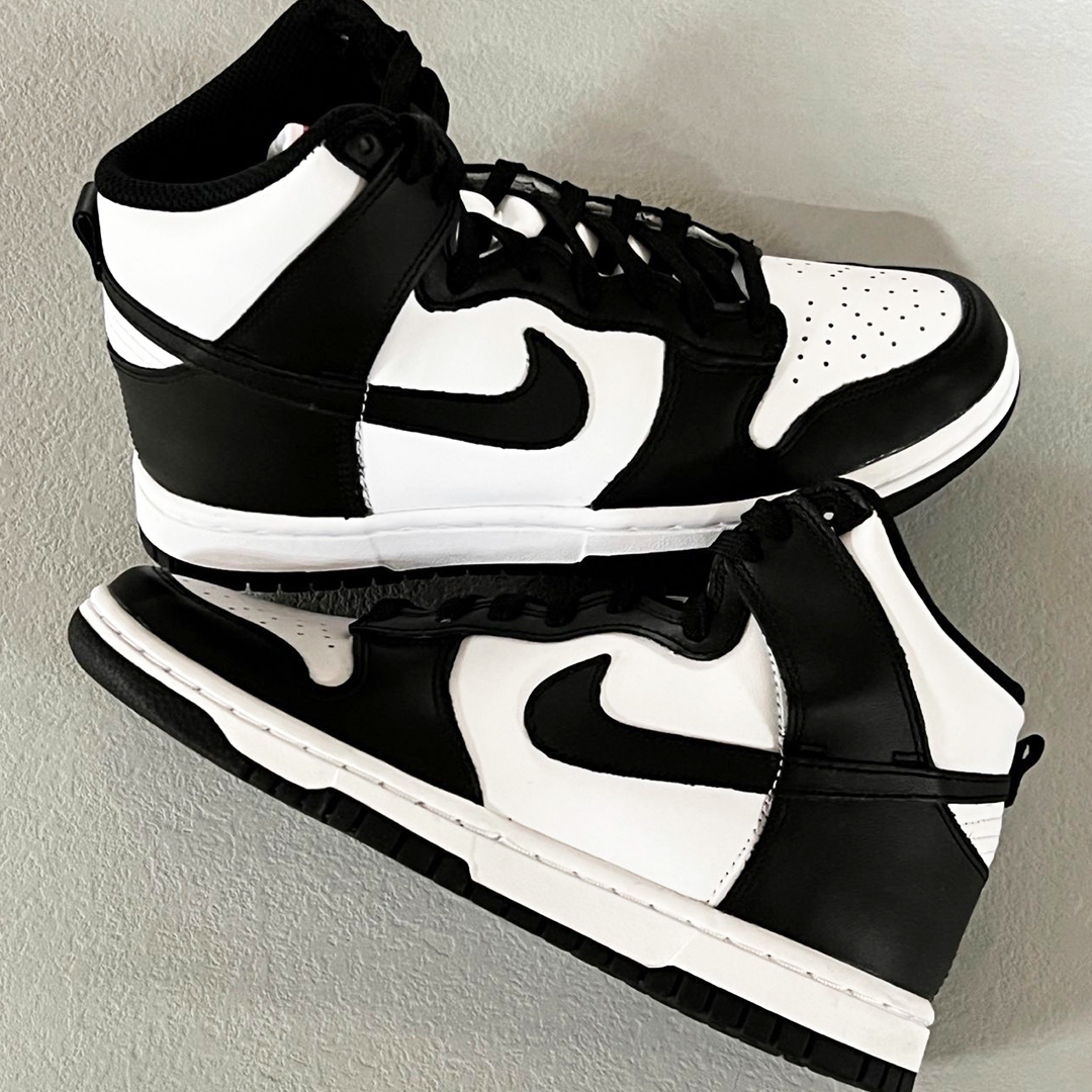 nike dunk high retro black white womens dd1869-103