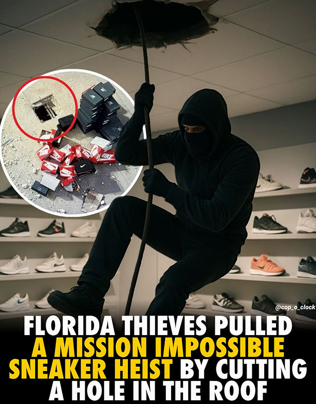 Vụ trộm giày Nike và New Balance tại Florida