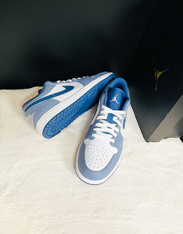 Giày Nike Air Jordan 1 Low “Ashen Slate” 553558-414