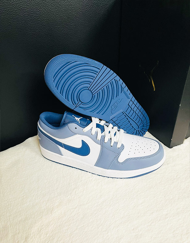 Giày Nike Air Jordan 1 Low “Ashen Slate” 553558-414