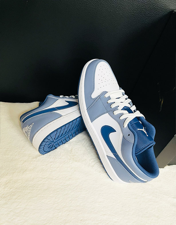 Giày Nike Air Jordan 1 Low “Ashen Slate” 553558-414