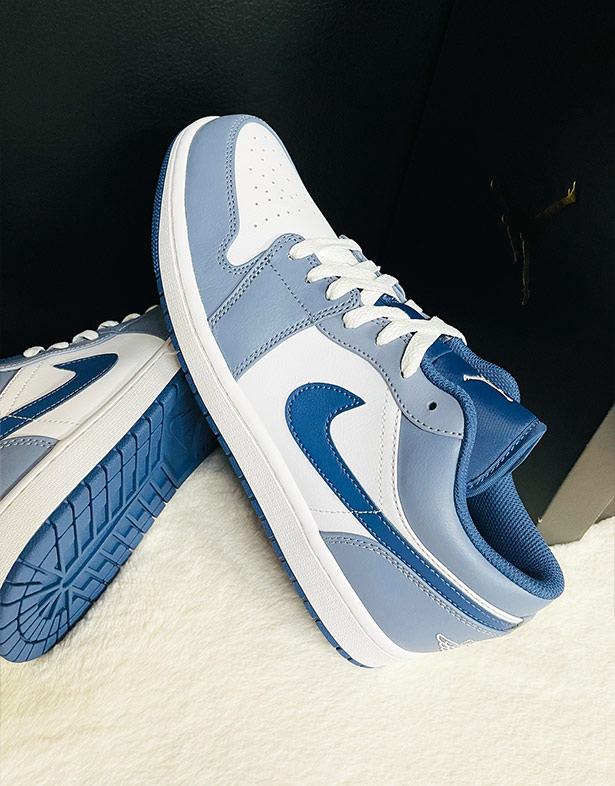 Giày Nike Air Jordan 1 Low “Ashen Slate” 553558-414