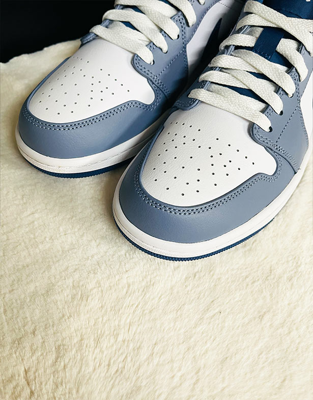 Giày Nike Air Jordan 1 Low “Ashen Slate” 553558-414