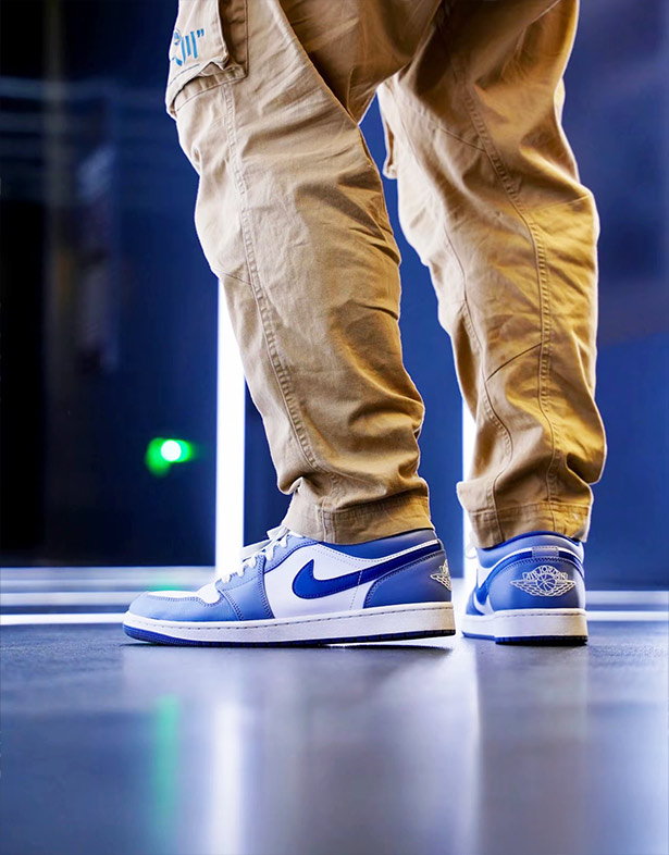 Giày Nike Air Jordan 1 Low “Ashen Slate” 553558-414