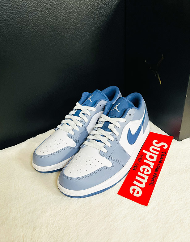 Giày Nike Air Jordan 1 Low “Ashen Slate” 553558-414