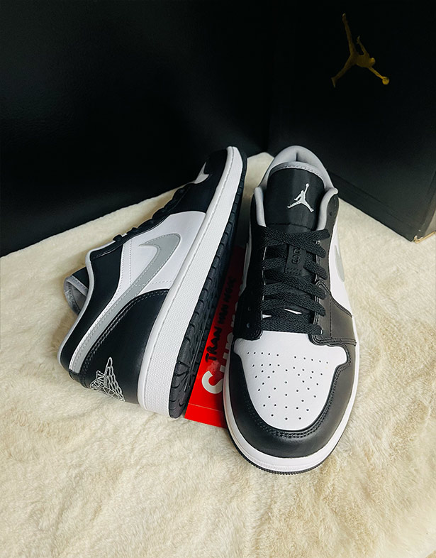 Nike Air Jordan 1 Low “Black Medium Grey” 553558-040