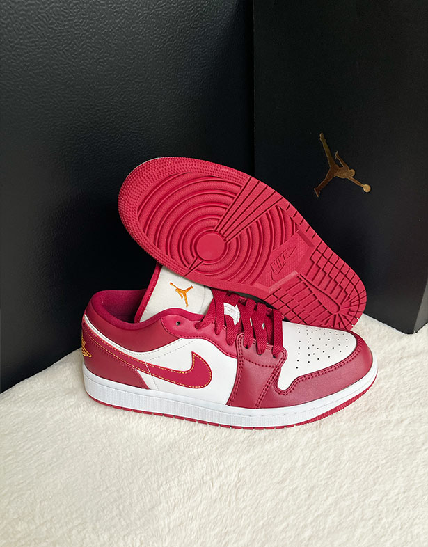 Giày Nike Air Jordan 1 Low “Cardinal Red” 553558-607