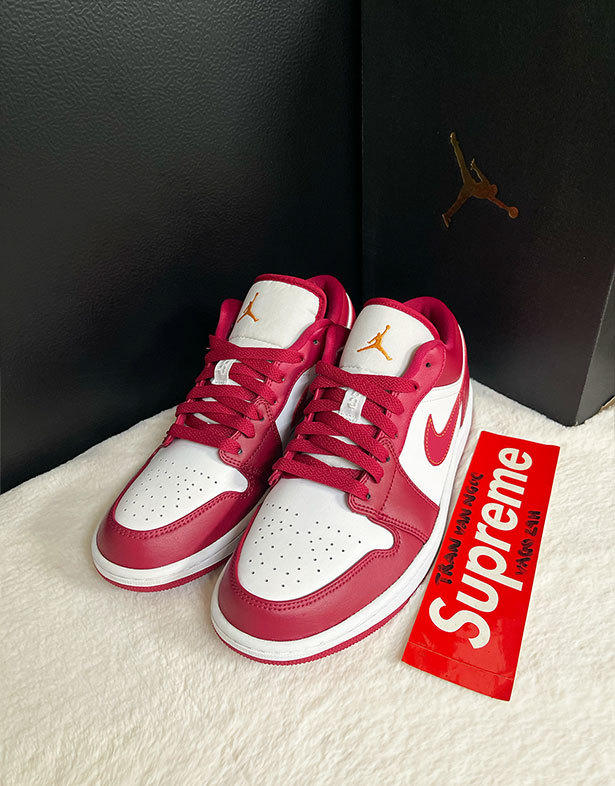 Giày Nike Air Jordan 1 Low “Cardinal Red” 553558-607