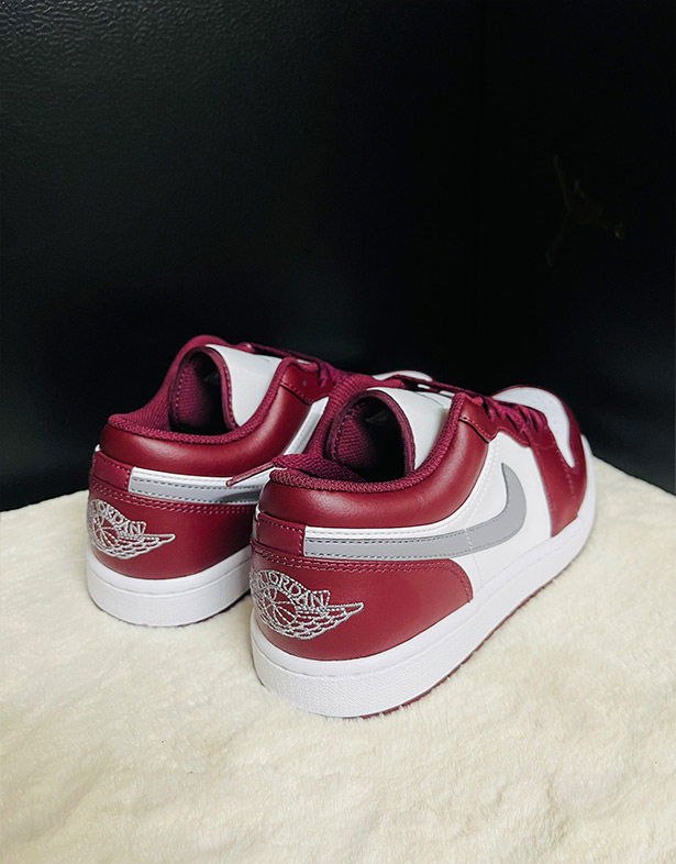 Nike Air Jordan 1 Low “Cherrywood Red” 553558-615 Wings